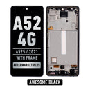 Samsung Galaxy A52 4G (A525 / 2021) OLED Screen Assembly Replacement With Frame (Incell) (Awesome Black)