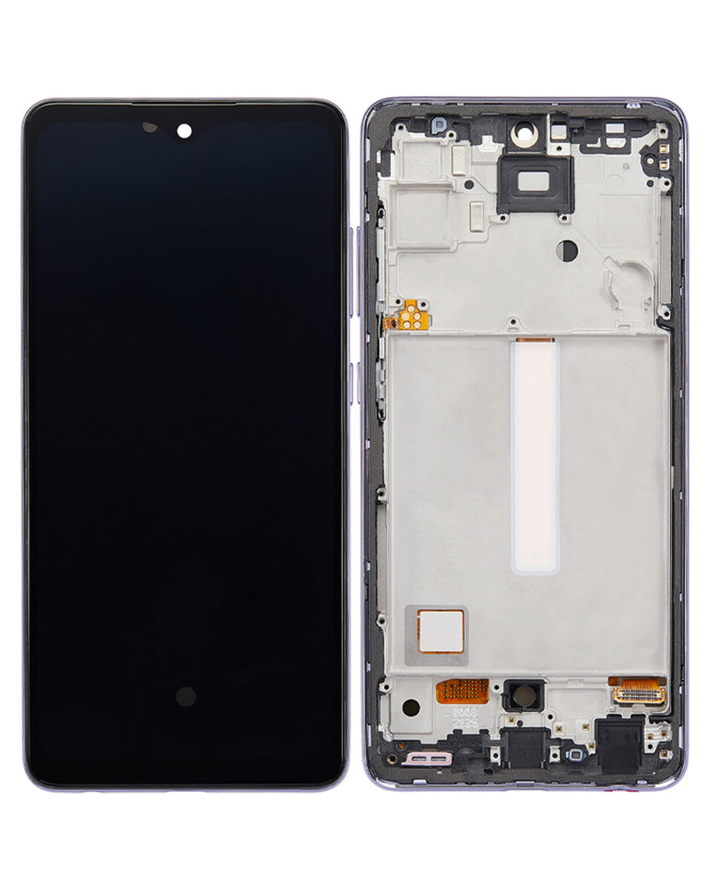 Samsung Galaxy A52 4G (A525 / 2021) (6.46") OLED Screen Assembly Replacement With Frame (OLED PLUS) (Awesome Violet)