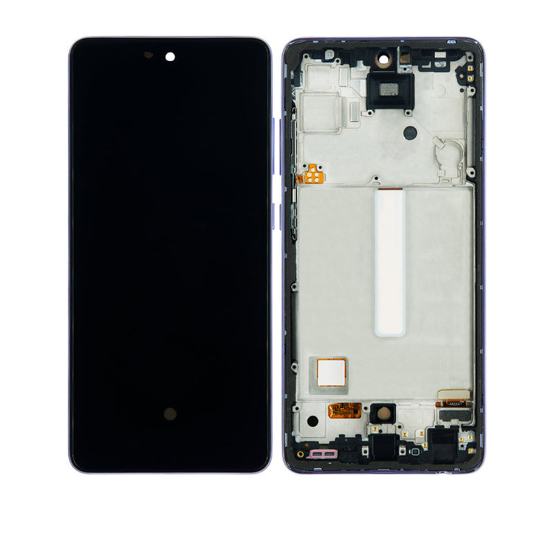 Samsung Galaxy A52 5G (A526 / 2021) / A52s 5G (A528 / 2021) OLED Screen Assembly Replacement With Frame (OLED PLUS) (Awesome Violet)