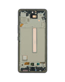 Samsung Galaxy A53 5G (A536 / 2022) OLED Screen Assembly Replacement With Frame (Refurbished) (Black)