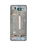 Samsung Galaxy A53 5G (A536 / 2022) OLED Screen Assembly Replacement With Frame (Refurbished) (Blue)