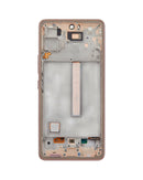 Samsung Galaxy A53 5G (A536 / 2022) OLED Screen Assembly Replacement With Frame (Refurbished) (Peach)