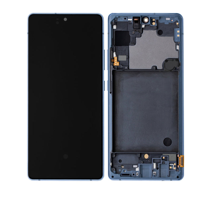 Samsung Galaxy A71 5G (A716 / 2019) OLED Screen Assembly Replacement With Frame (Refurbished) (Prism Cube Blue)