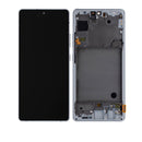 Samsung Galaxy A71 5G (A716 / 2019) OLED Screen Assembly Replacement With Frame (Refurbished) (Prism Cube Sliver)