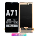 Samsung Galaxy A71 (A715 / 2019) LCD Screen Assembly Replacement Without Frame (WITHOUT FINGER PRINT SENSOR) (Aftermarket Incell)