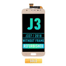 Samsung Galaxy J3 (J337 / 2018) OLED Screen Assembly Replacement Without Frame (Refurbished) (Gold)