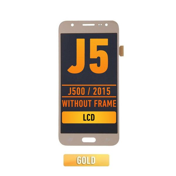 Samsung Galaxy J5 (J500 / 2015) OLED Screen Assembly Replacement Without Frame (Incell) (Gold)