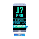 Samsung Galaxy J7 Pro (J730 / 2017) OLED Screen Assembly Replacement Without Frame (Refurbished) (Blue)