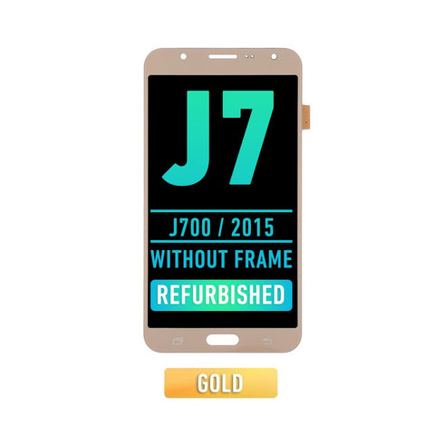 Samsung Galaxy J7  (J710 / 2016) OLED Screen Assembly Replacement Without Frame (Refurbished) (Gold)