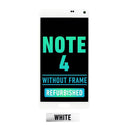 Samsung Galaxy Note 4 OLED Screen Assembly Replacement Without Frame (Refurbished) (White)