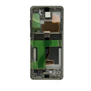 Samsung Galaxy S20 5G OLED Screen Assembly Replacement With Frame (Compatible For All Carriers Except Verizon 5G UW Model) (Refurbished) (Cloud White)