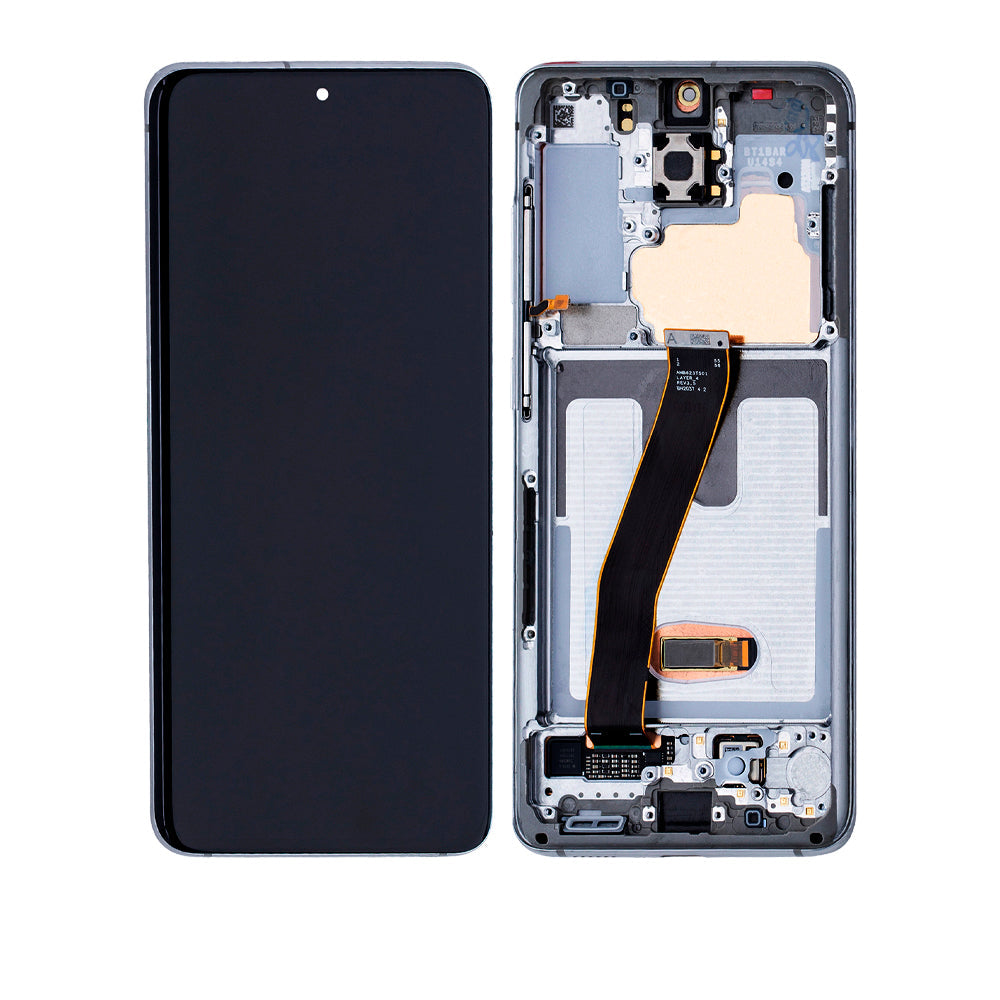 Samsung Galaxy S20 5G UW OLED Screen Assembly Replacement With Frame (