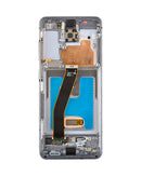 Samsung Galaxy S20 5G UW OLED Screen Assembly Replacement With Frame (Compatible Only For Verizon 5G UW Model) (Refurbished) (Cosmic Black)