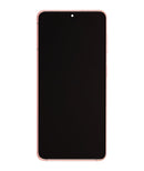 Samsung Galaxy S21 5G OLED Screen Assembly Replacement With Frame (Refurbished) (Phantom Pink)