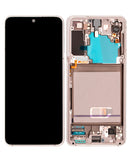 Samsung Galaxy S21 5G OLED Screen Assembly Replacement With Frame (OLED PLUS) (Phantom White)