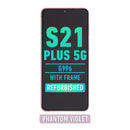 Samsung Galaxy S21 Plus 5G (G996) OLED Screen Assembly Replacement With Frame (Refurbished) (Phantom Violet)