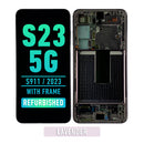 Samsung Galaxy S23 5G OLED Screen Assembly Replacement With Frame (Refurbished) (Lavender)