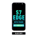 Samsung Galaxy S7 Edge OLED Screen Assembly Replacement With Frame (US Version) (Refurbished) (Black Onyx)