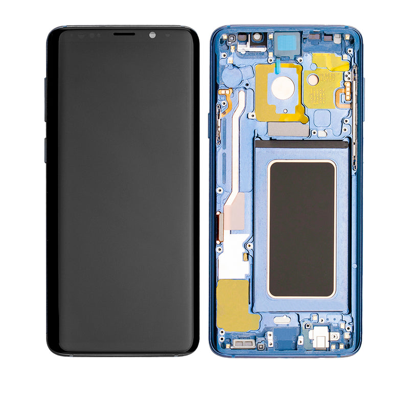 Samsung Galaxy S9 Plus OLED Screen Assembly Replacement With Frame (OLED PLUS) (Coral Blue)