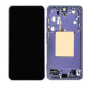 Samsung Galaxy S26 5G OLED Screen Assembly Replacement With Frame (Refurbished) (Cobalt Violet)