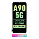 Samsung Galaxy A90 5G (A908 / 2019) OLED Screen Assembly Replacement With Frame (Refurbished) (All Colors)