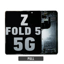 Samsung Galaxy Z Fold 5 5G OLED Screen Assembly Replacement With Frame (Pull) (Phantom Black)
