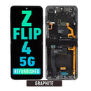 Samsung Galaxy Z Flip 4 5G OLED Screen Assembly Replacement With Frame (Refurbished) (Graphitete)
