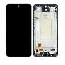 Samsung Galaxy A37 5G (A376 / 2026) OLED Screen Assembly Replacement With Frame (Refurbished) (Black)