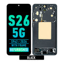 Samsung Galaxy S26 5G OLED Screen Assembly Replacement With Frame (Refurbished) (Black)