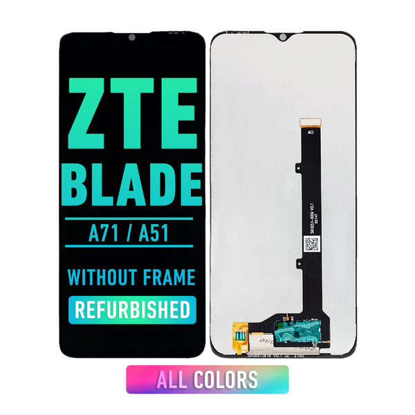 ZTE Blade A71 (A7030) A51 OLED Screen Assembly Replacement Without frame (Refurbished) (All Colors)