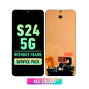 Samsung Galaxy S24 5G OLED Screen Assembly Replacement Without Frame (Service Pack) (All Colors)