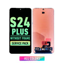Samsung Galaxy S24 Plus 5G OLED Screen Assembly Replacement Without Frame (Service Pack) (All Colors)