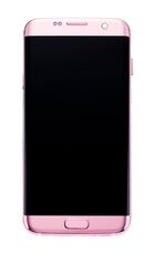 Samsung Galaxy S7 Edge OLED Screen Assembly Replacement With Frame (US Version) (Aftermarket Incell) (Pink Gold)
