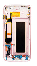 Samsung Galaxy S7 Edge OLED Screen Assembly Replacement With Frame (US Version) (Aftermarket Incell) (Pink Gold)