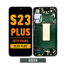 Samsung Galaxy S23 Plus 5G OLED Screen Assembly Replacement With Frame (OLED PLUS) (Green)