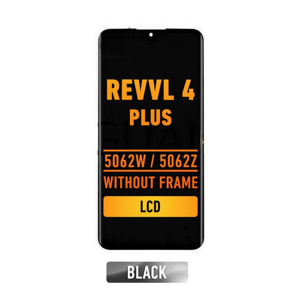 T-Mobile Revvl 4 Plus (5062 / 2020) / Alcatel 3X (5061 / 2020) - LCD Screen Assembly Replacement Without Frame (Black)