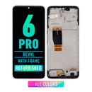 T-Mobile Revvl 6 Pro LCD Screen Assembly Replacement With Frame (Refurbished) (All Colors)