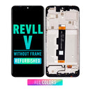 T-Mobile Revvl V LCD Screen Assembly Replacement With Frame (Refurbished) (All Colors)