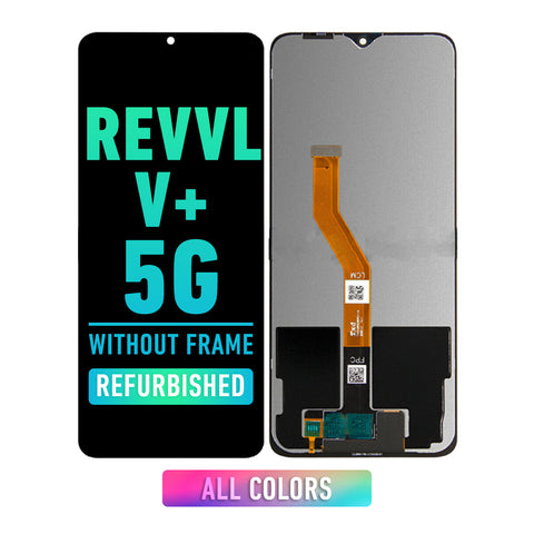 T-Mobile Revvl V+ 5G LCD Screen Assembly Replacement Without Frame (Refurbished) (All Colors)