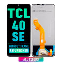 TCL 40 SE LCD Screen Assembly Replacement Without Frame (Refurbished) (All Colors)