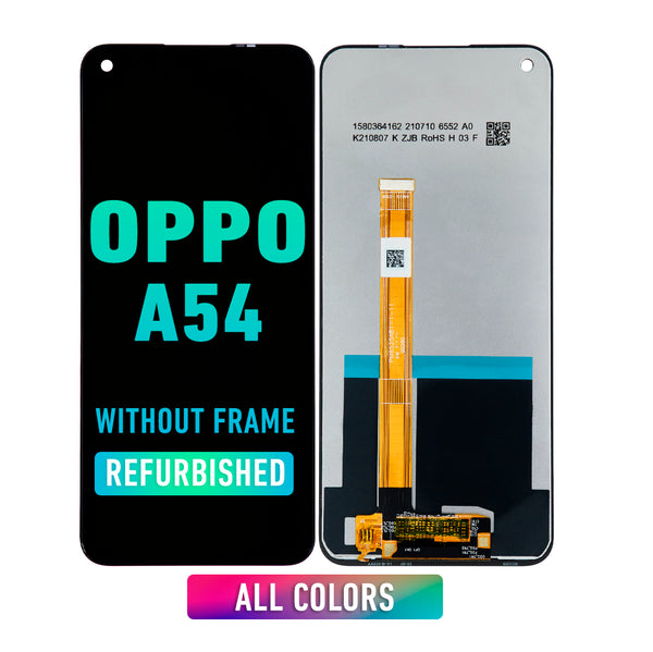 Oppo A54 LCD Screen Assembly Replacement Without Frame (Refurbished) (All Colors)