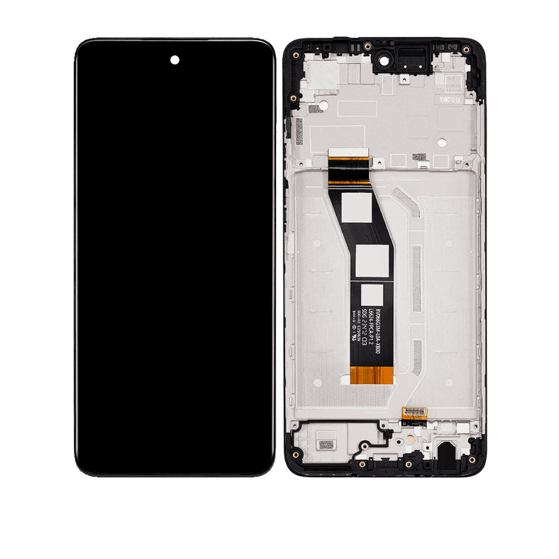 Motorola Moto G 5G (XT2417 / 2024) LCD Screen Assembly Replacement With Frame (Refurbished) (Sedona Sage)