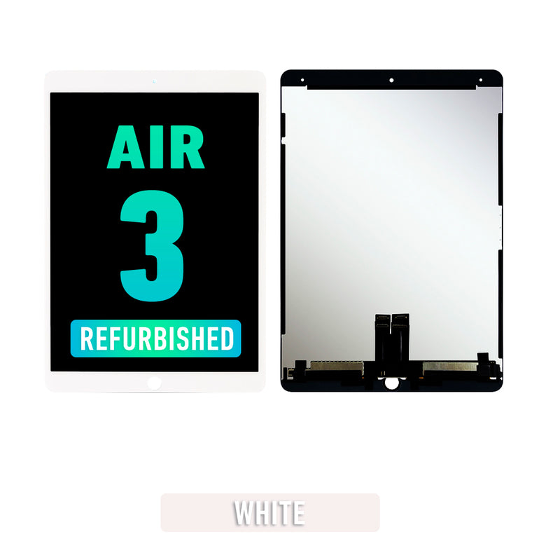 iPad Air 3 10.5 LCD Assembly Replacement With Digitizer (Refurbished Premium) (White)