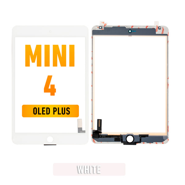 iPad Mini 4 Digitizer (GLASS SEPARATION REQUIRED) (Aftermarket Plus) (White)