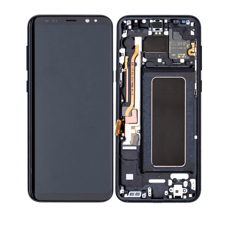 Samsung Galaxy S8 Plus LCD  Screen Assembly Replacement With Frame (OLED PLUS) (Midnight Black)