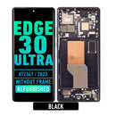 Motorola Edge 30 Ultra (XT2201 / 2022) OLED Assembly With Frame (Refurbished) (Interstellar Black)