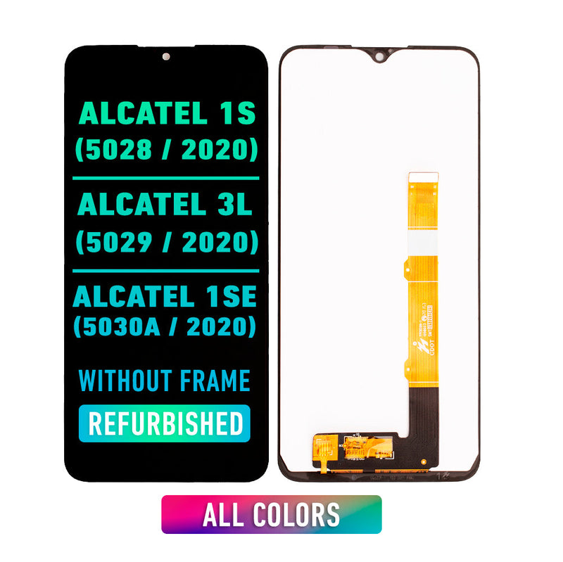 Alcatel 1S (5028 / 2020) / L3 (5029 / 2020) / 1SE (5030A / 2020) - OLED Screen Assembly Replacement Without frame (Refurbished) (All Colors)