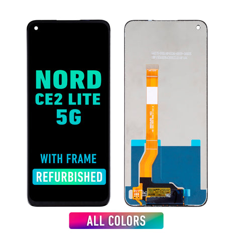 OnePlus Nord CE 2 Lite 5G LCD Screen Assembly Replacement With Frame (Refurbished) (All Colors)