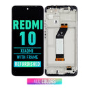 Xiaomi Redmi 10 LCD Screen Assembly Replacement With Frame (Refurbished) (All Colors)