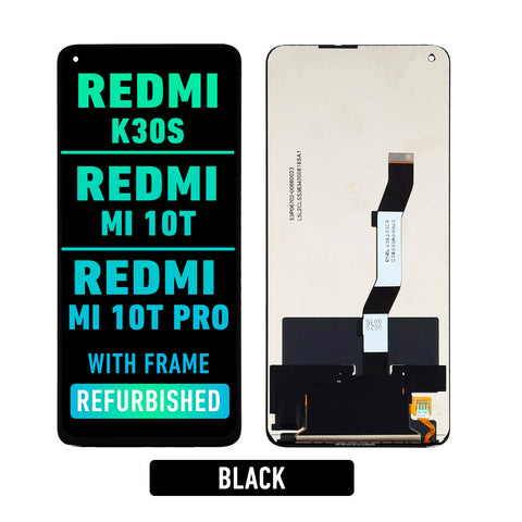 Xiaomi Redmi K30S / MI 10T / MI 10T Pro OLED Screen Assembly Replacement Without frame (Refurbished) (Black)